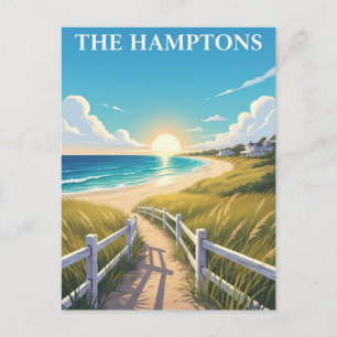 Carte Postale Les Hamptons New York Travel
