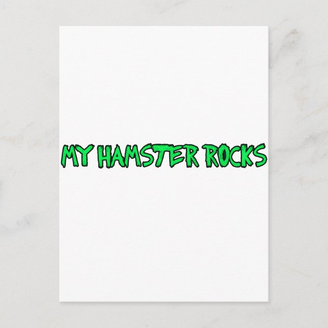 Carte Postale les hamsters sont cool (Devant)