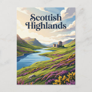 Carte Postale Les Highlands d'Écosse
