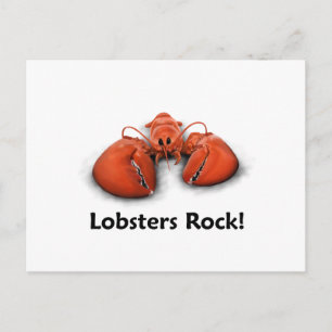 Carte Postale Les Homards Rock !