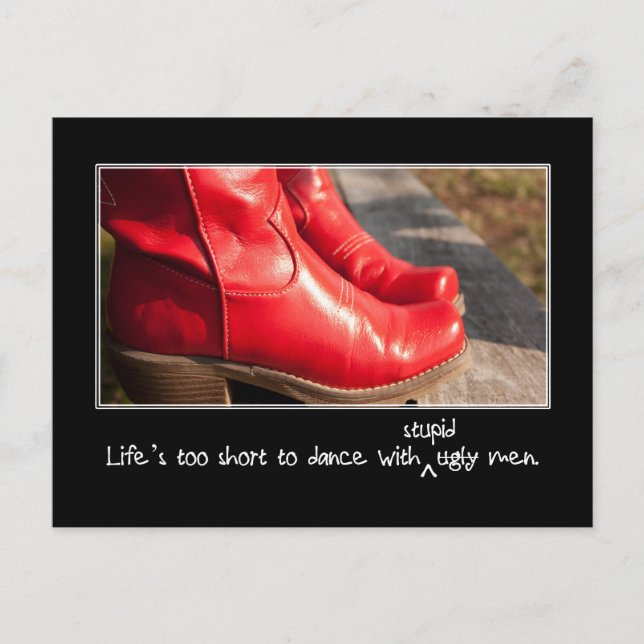 Carte Postale Les hommes imbéciles sont le problème et non les l (Devant)