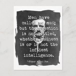 Carte Postale Les Hommes M'Ont Appelé Mad Poe Citation