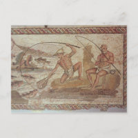 Les hommes pêchent sur le Nil