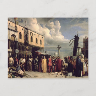 Carte Postale Les honneurs funéraires donnés à Titien mort en Vé