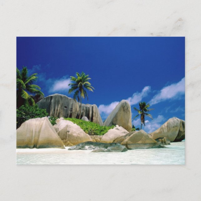Carte Postale Les îles de La Digue (Devant)