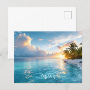 Carte Postale Les îles Maldives