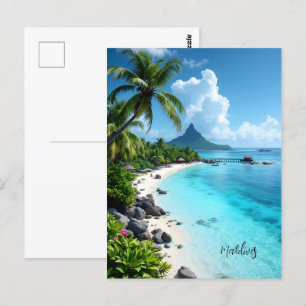 Carte Postale Les îles Maldives