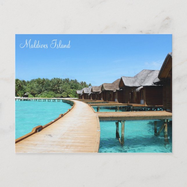 Carte Postale Les îles Maldives vacances romantique par storeman (Devant)