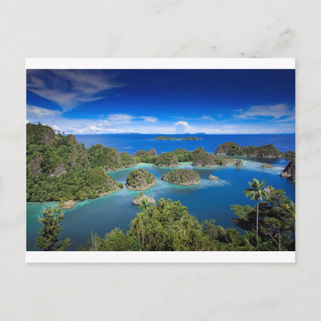Carte Postale Les îles paradisiaques secrètes de la plage (Devant)