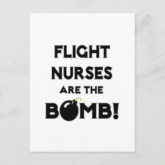 Carte Postale Les Infirmières De Vol Sont La Bombe !