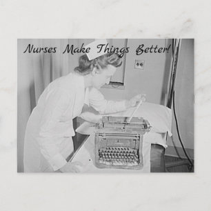 Carte Postale Les infirmières rendent les choses meilleures Cart