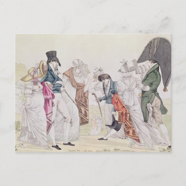 Carte Postale Les Invisibles', vers 1807 (Devant)
