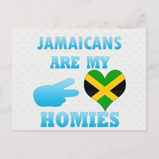 Carte Postale Les Jamaïcains sont mes Hommes (Devant)