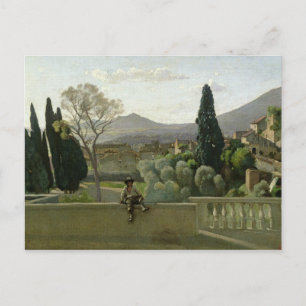 Carte Postale Les jardins de la Villa d'Este, Tivoli, 1843