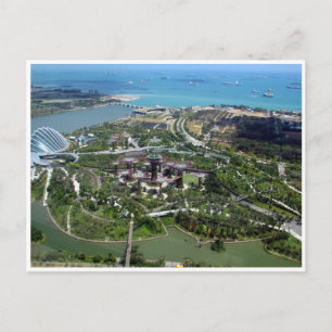 Carte Postale les jardins de singapour bay