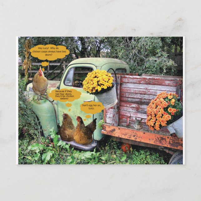 Carte Postale Les jaunes sur toi ! (Devant)