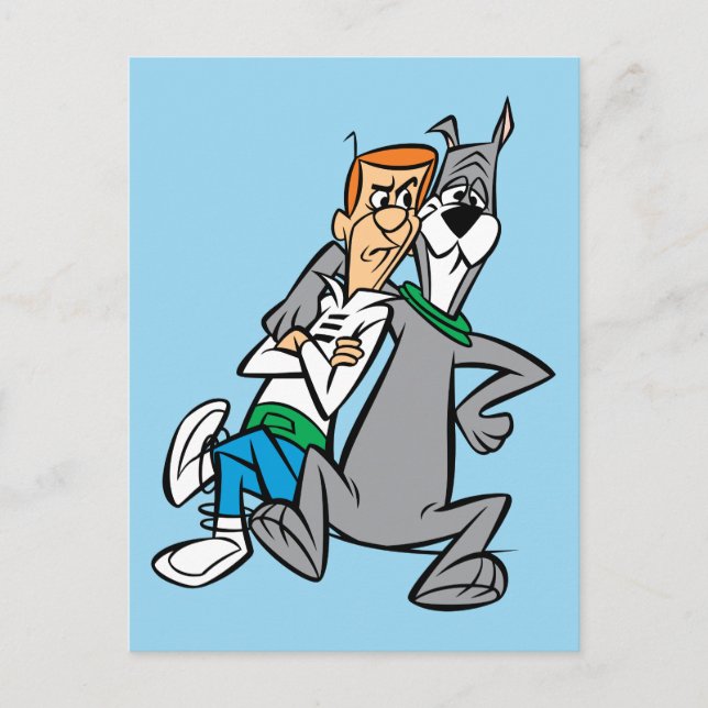 Carte Postale Les Jetsons | George & Astro Buddies (Devant)