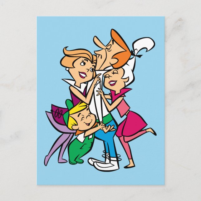 Carte Postale Les Jetsons | La famille (Devant)