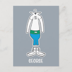 Carte Postale Les Jetsons   Le costume de George