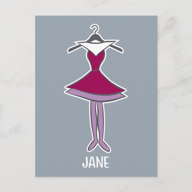 Carte Postale Les Jetsons | Robe de Jane (Devant)