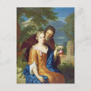 Carte Postale Les jeunes amoureux