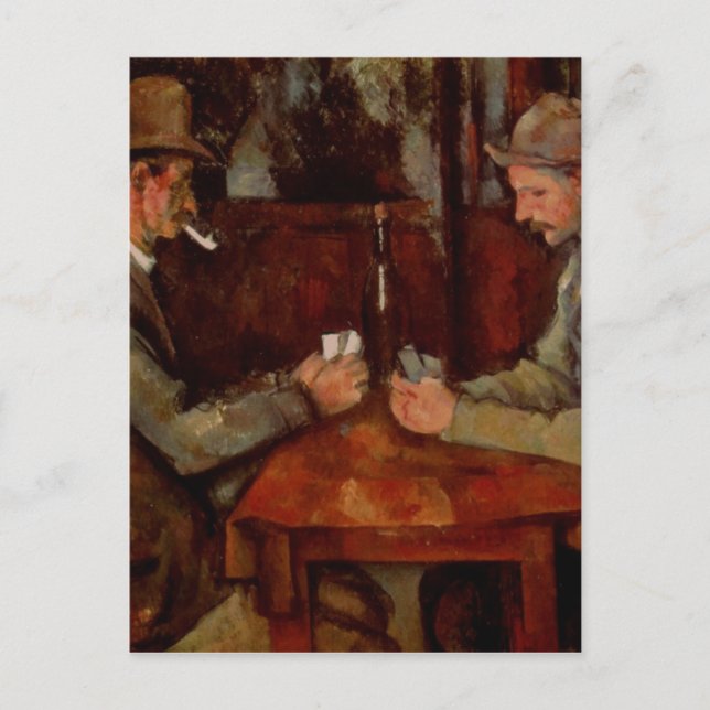 Carte Postale Les Joueurs de cartes, Claude Cezanne (Devant)
