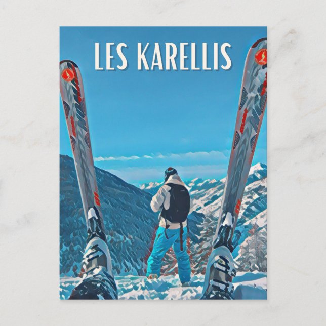 Carte Postale Les Karellis Station de ski  (Devant)