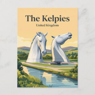 Carte Postale Les Kelpies, Falkirk, Écosse, Royaume-Uni