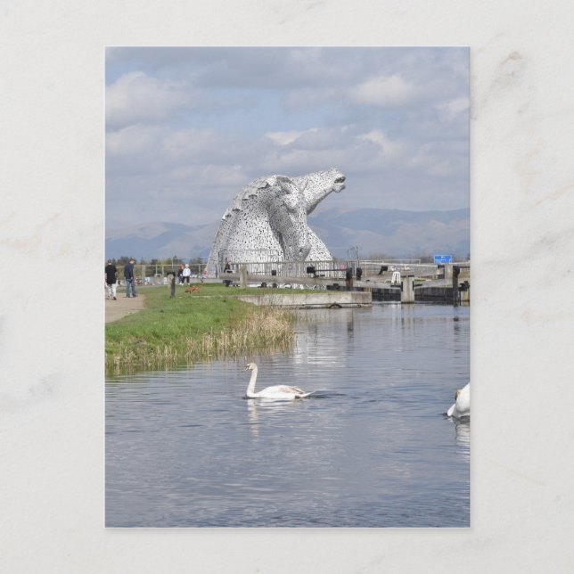 Carte Postale les Kelpies, Helix Park, Falkirk (Devant)
