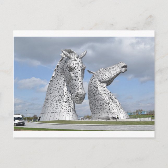 Carte Postale les Kelpies, Helix Park, Falkirk, Ecosse (Devant)