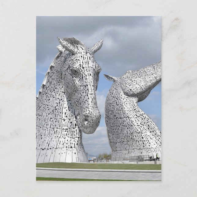 Carte Postale les Kelpies, Helix Park, Falkirk, Ecosse (Devant)