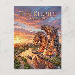 Carte Postale Les Kelpies Royaume-Uni