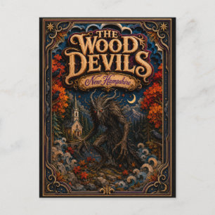 Carte Postale Les légendes Popcut des Wood Devils du New Hampshi