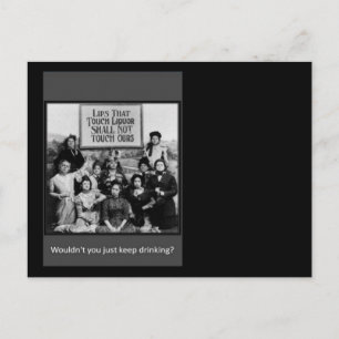 Carte Postale Les Lèvres Qui Touchent Le Liqueur Ne Toucheront P