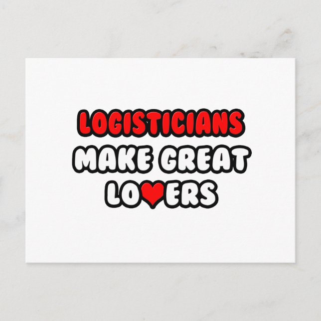 Carte Postale Les Logisticiens Font De Grands Amateurs (Devant)