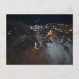 Carte Postale Les Lumières De La Ville De Jazan Et De Ses Banlie