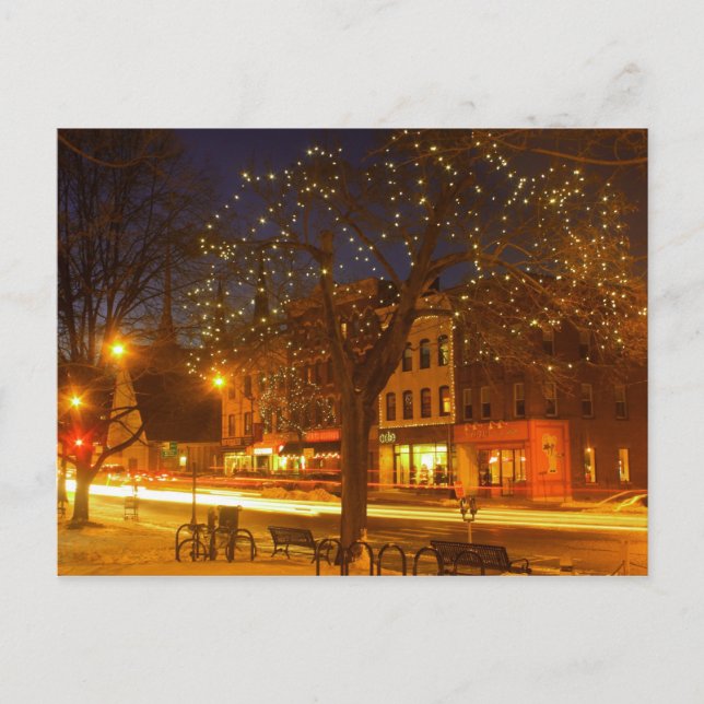 Carte Postale Les lumières du centre-ville de Northampton (Devant)