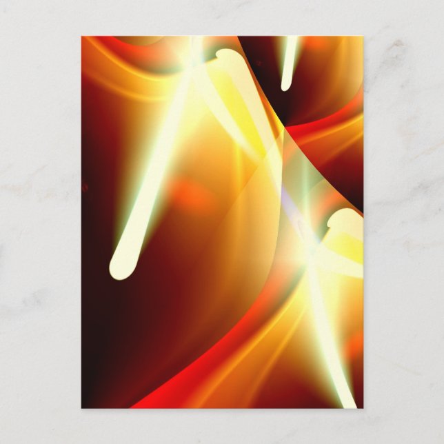 Carte Postale Les lumières - Moderne Sci-Fi Abstrait (Devant)