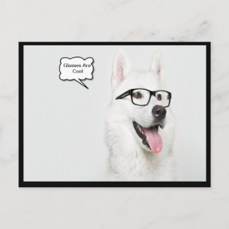 Carte Postale Les lunettes sont des chiens Cool