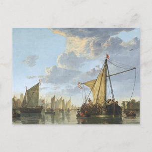 Carte Postale Les Maas à Dordrecht par jour
