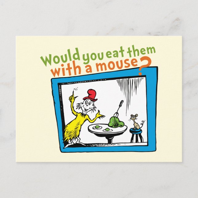 Carte Postale Les mangeriez-vous avec une souris? (Devant)