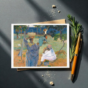 Carte Postale Les Mangos, Martinique 1887, par Paul Gauguin