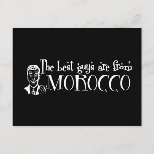 Carte Postale Les meilleures filles viennent du Maroc