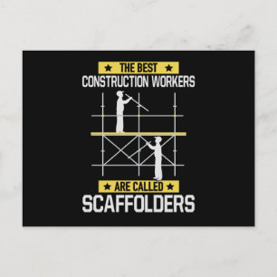 Carte Postale Les meilleurs ouvriers du bâtiment appelés échafau