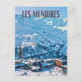 Carte Postale Les Menuires Station de ski