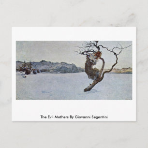 Carte Postale Les Mères Maléfiques De Giovanni Segantini