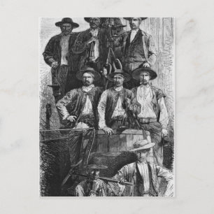 Carte Postale Les mineurs de charbon du Creusot pendant la deuxi