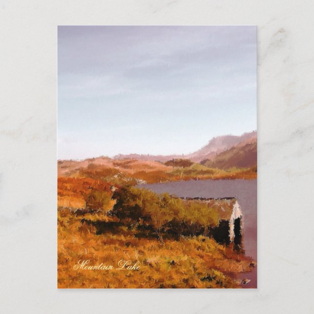 CARTE POSTALE LES MONTAGNES (Devant)