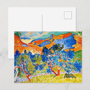 Carte Postale Les Montagnes à Collioure André Derain