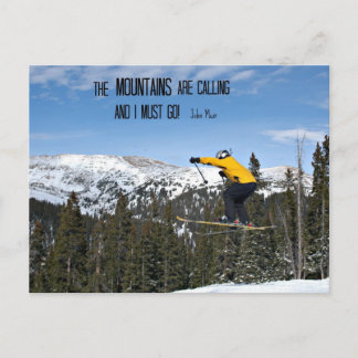 Carte Postale Les montagnes appellent...